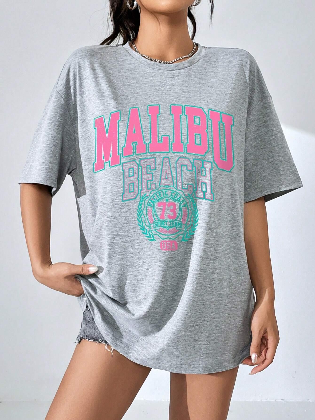 Malibu Beach Stampa di lettere - Streetwear Brand Clothing recensione e prezzo